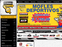 Tablet Screenshot of fermamofles.com.mx